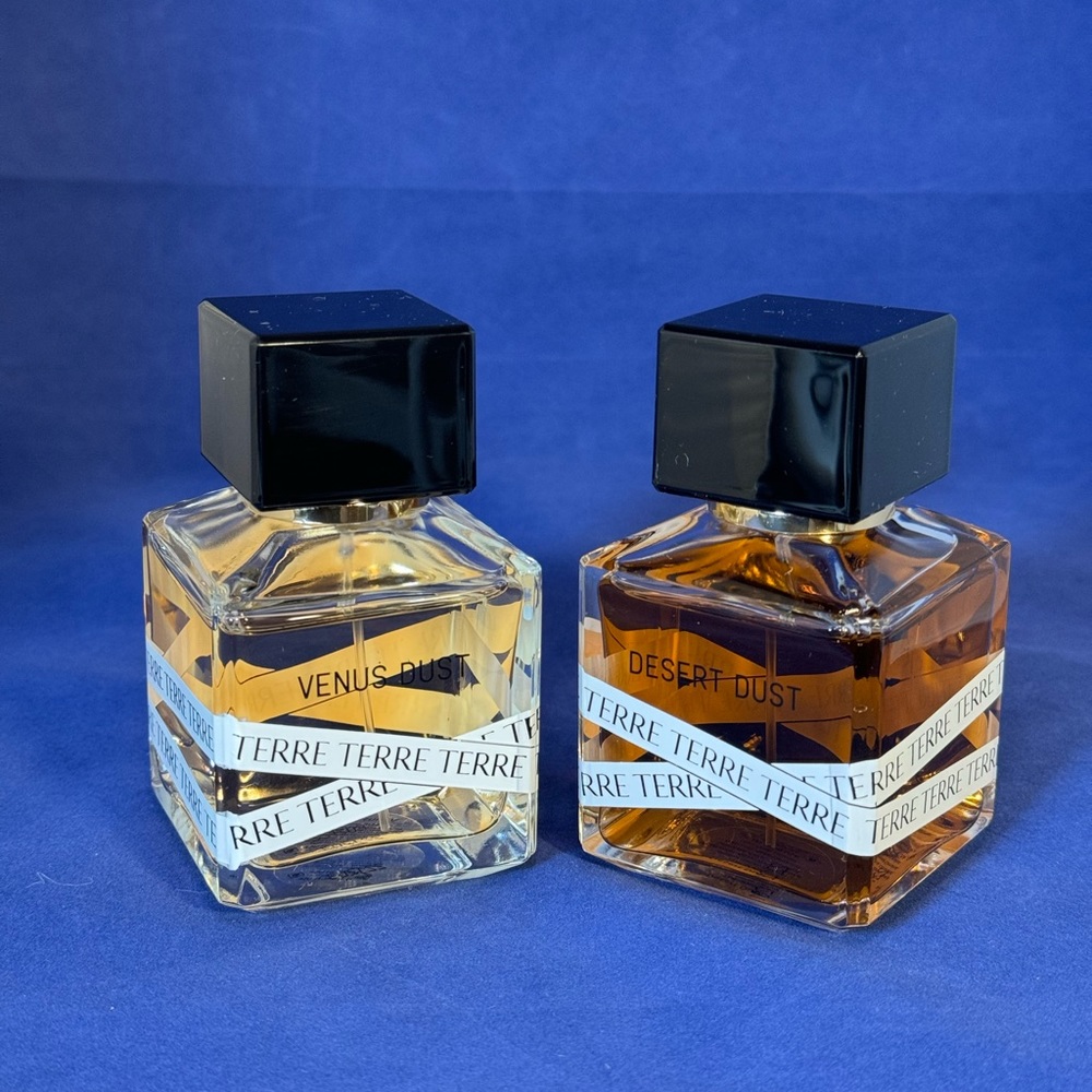 Terre EDP Lot. Venus Dust & Desert Dust 3oz. Fragrance.